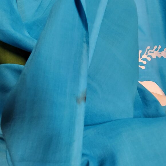 Womens Sarong Cotton Wrap, Handpainted Batik Wrapskirt Beach Pareo Beachwear-NEW - Picture 6 of 6